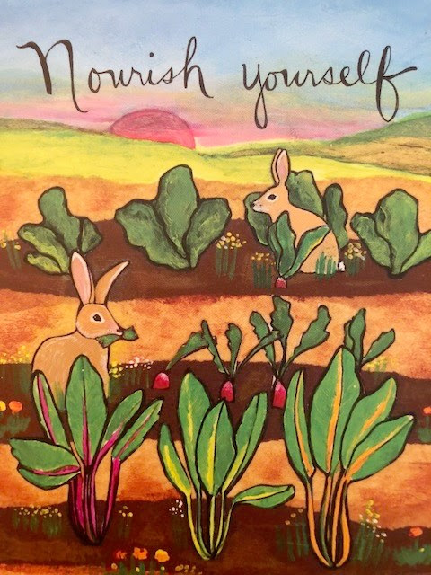 Nourish yourself rabbit garden image