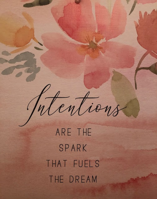 Intentions are the spark that fuels the dream image