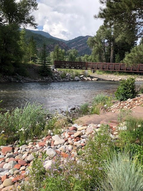 Image of a bridge across a stream